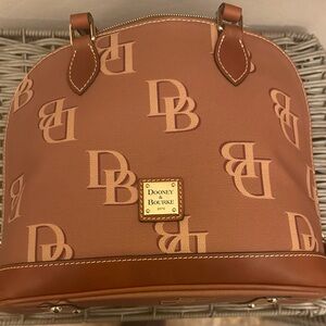 Dooney & Bourke Brown Monogram Shoulder Bag